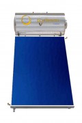 Ηλιακός Θερμοσίφωνας Inox Τριπλής 120lt/2m2 Τιτανίου image thumb 1
