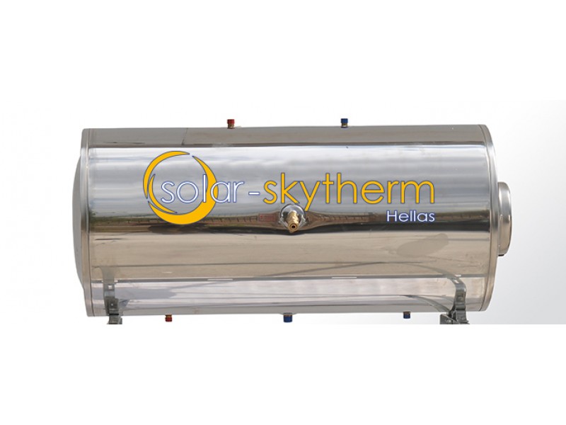 Boiler Ηλιακού 160lt Glass Inox Διπλής Ενέργειας